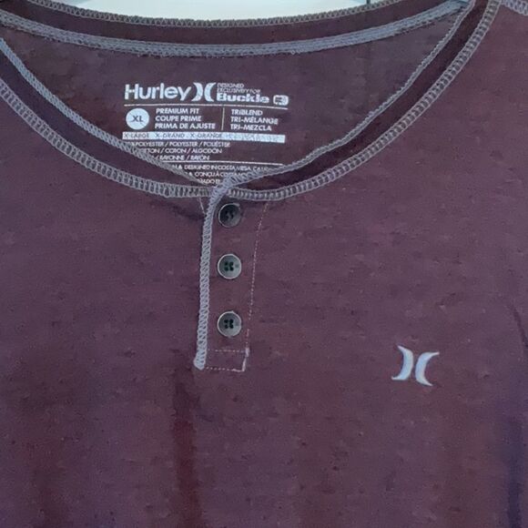 Mens Hurley Brown Long Sleeve Shirt XL - Picture 2 of 4